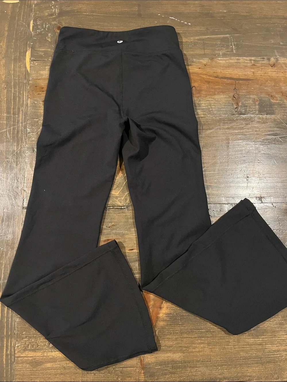 90 Degree By Reflex Kids Black Flared Leggings
